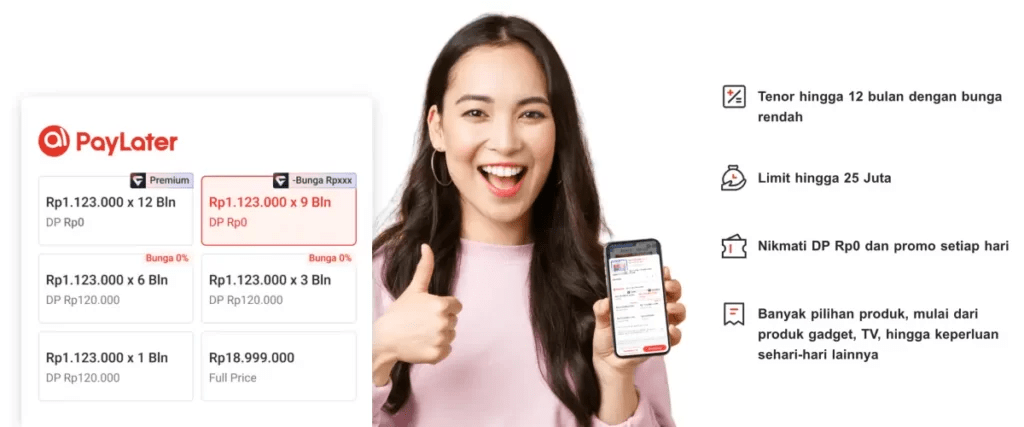 Perbandingan Bunga Akulaku Vs Kredivo : Tunai dan&nbsp;Paylater